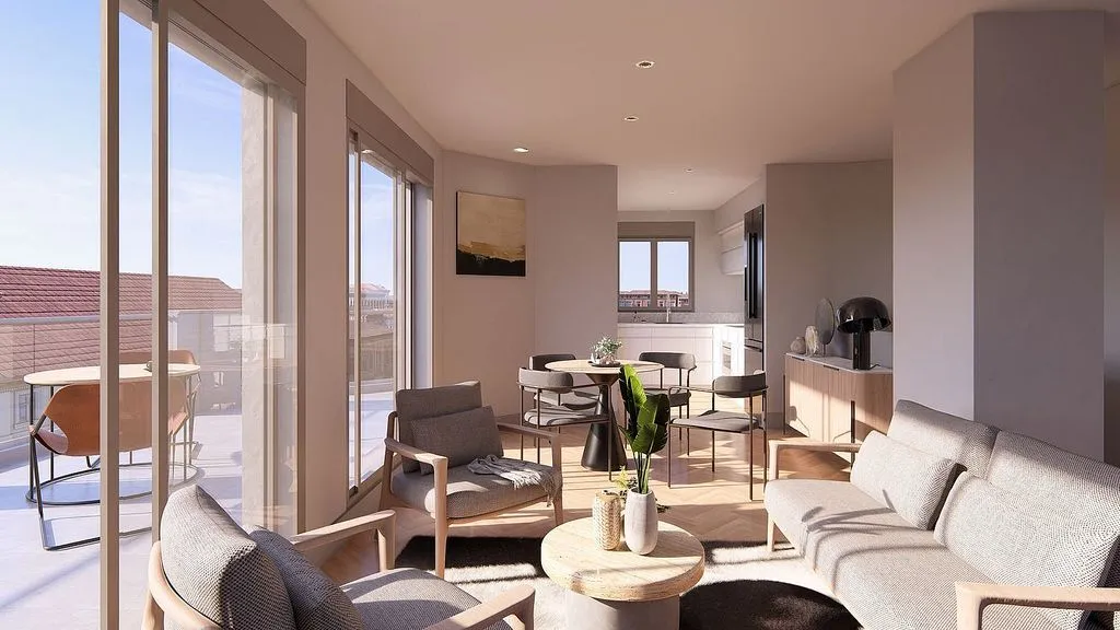 Séjour - New Loft with Private Terrace in Puerta del Ángel