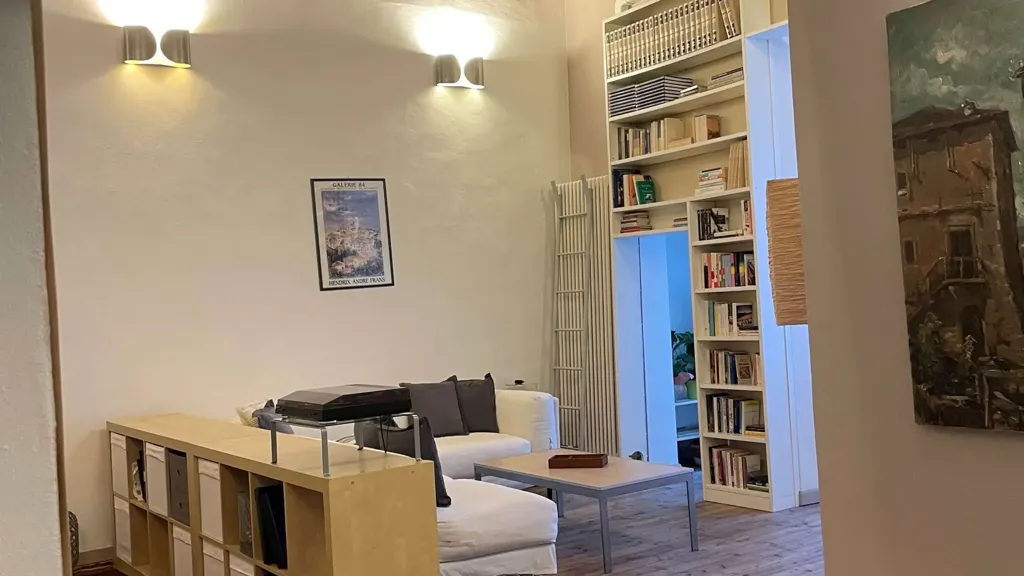 Séjour - Charming Apartment with Balcony in Asti