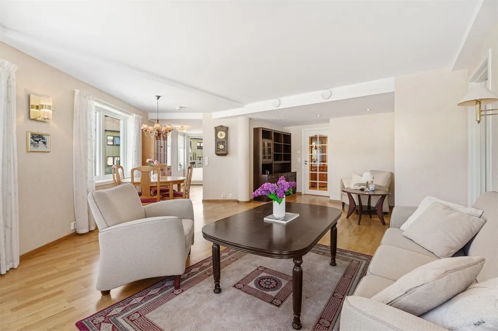 Séjour - 3-Bedroom Apartment with Terraces in Lund