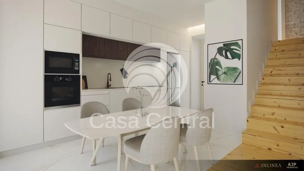 Sala da pranzo - Penthouse Duplex with Sea View in Monte Estoril