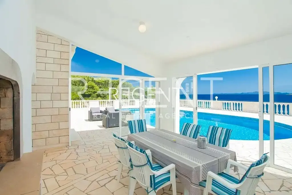 Terrasse - Stone Villa with Sea View on Korčula Island