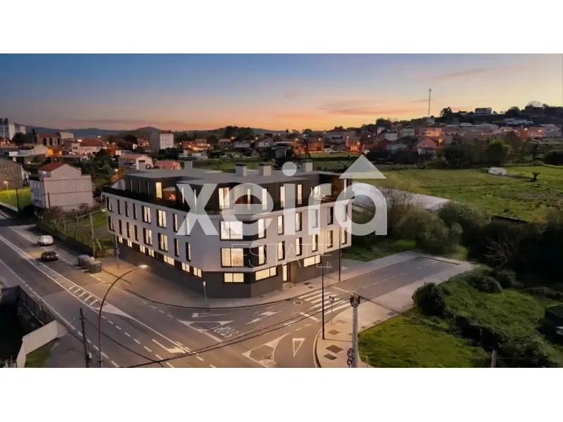Vista aerea - Modern Flat with Parking in Vilagarcía de Arousa