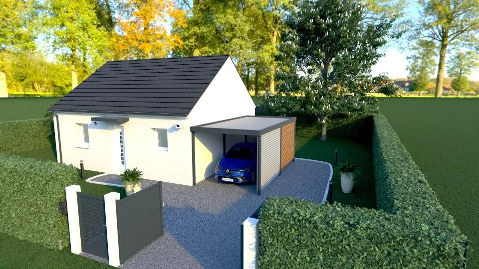 New Build House with Garden in Fleury