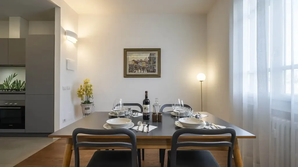 Salle à manger - Apartment with Ponte Vecchio View in Florence