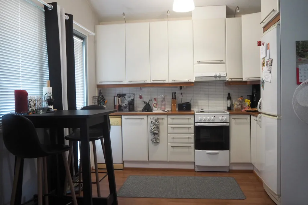 Cuisine - Apartment with Sauna and Balcony in Seinäjoki