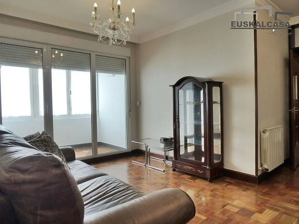 Living Room - Furnished Flat with Terrace in Ametzola