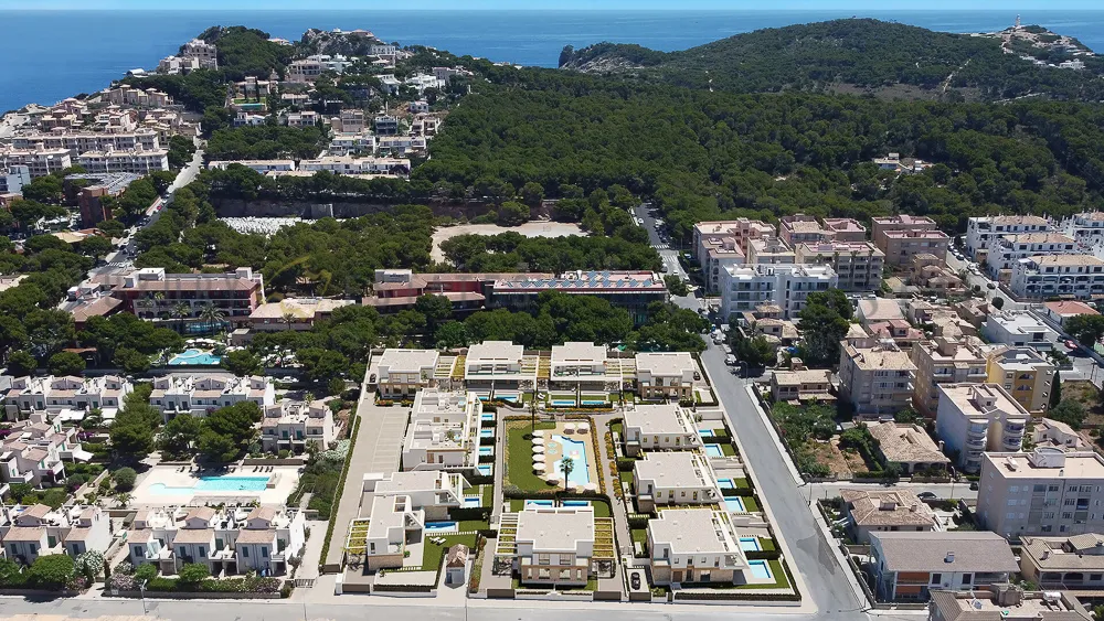 Vista aerea - New Duplex with Pool in Cala Ratjada