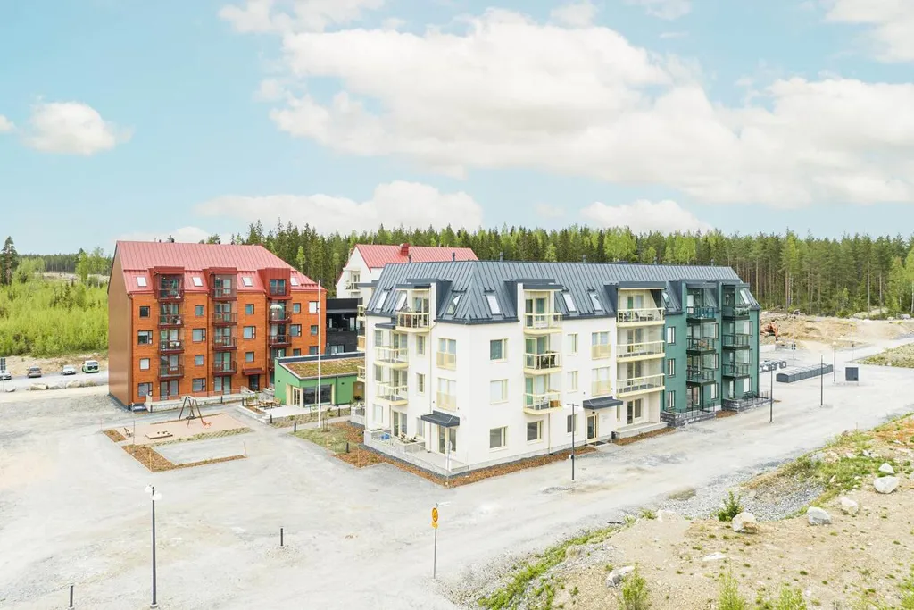 Õhuvaade - Modern Studio with Balcony in Lamminrakka