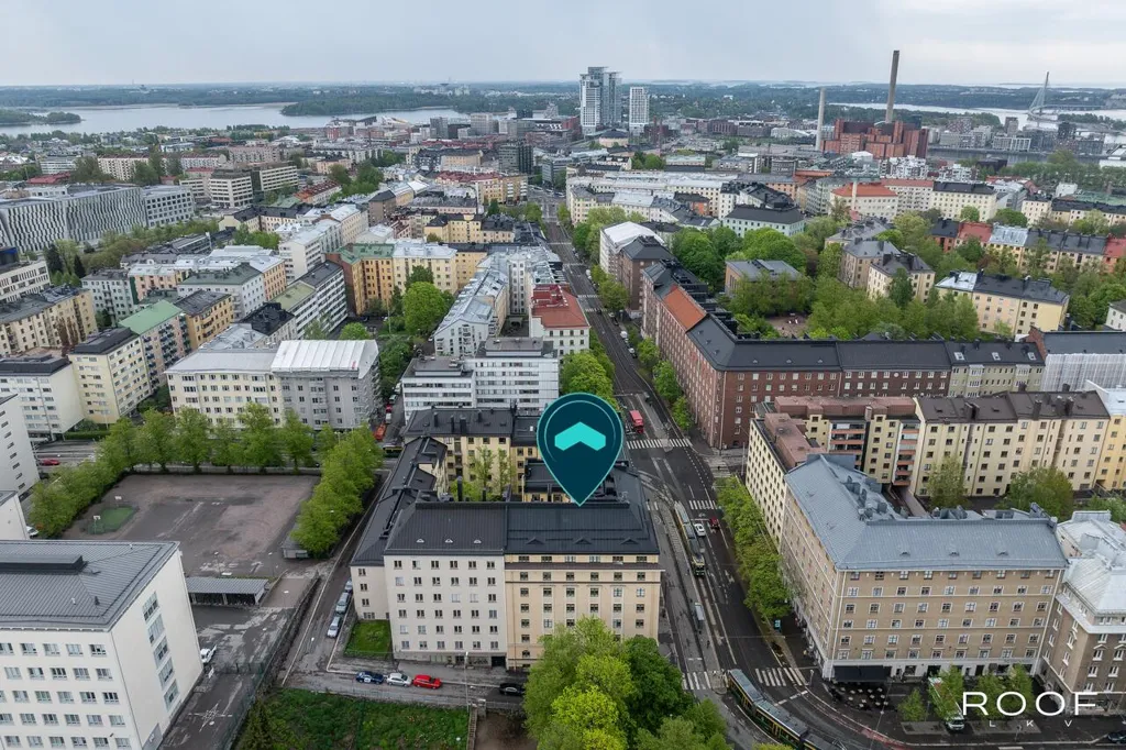 Vue aérienne - Appartement 1 pièces à Helsinki
