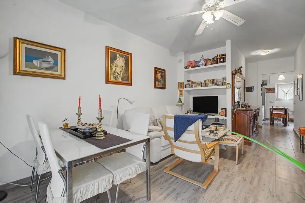 Living Room - Rear-Accessed Apartment with Parking in Milan