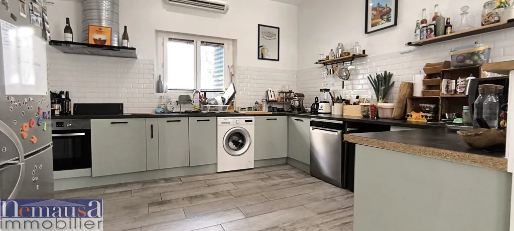 Cuisine - Maison de Village avec Cour à Uchaud