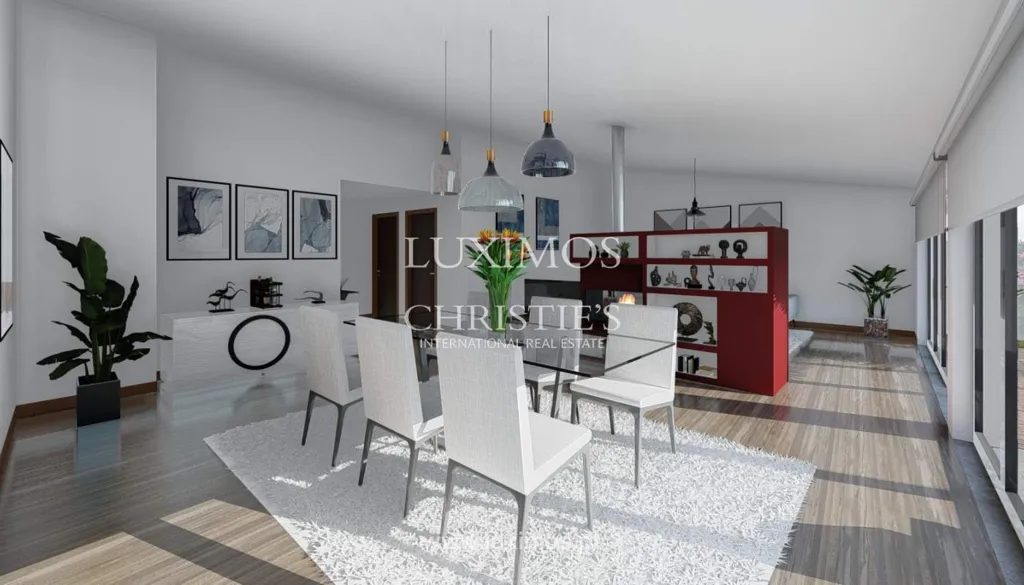Dining Room - Construction Project with Modern Design in Alcantarilha
