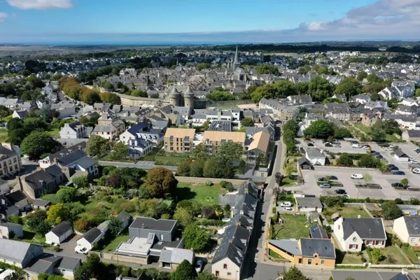 Õhuvaade - New Apartments with Cathedral Salons in Guérande