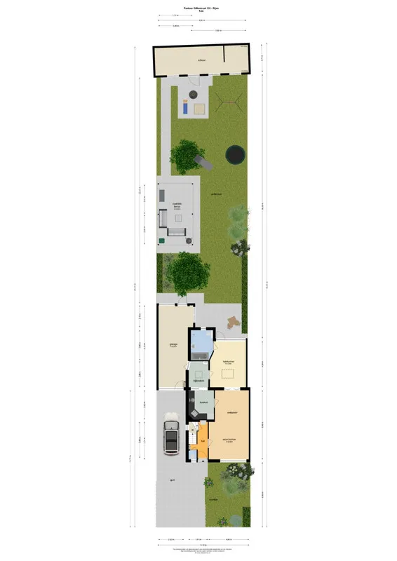 Plan - Two-Storey House with Garden in Rijen