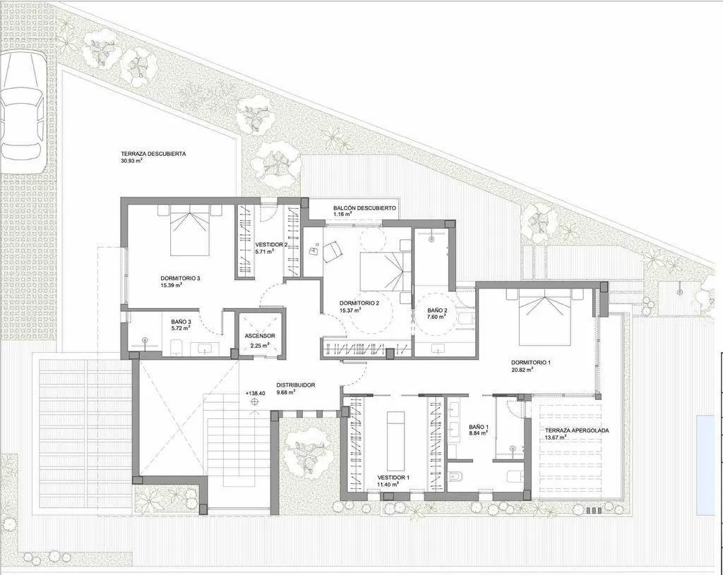 Plan - Villa with Infinity Pool in Calanova Golf, Mijas