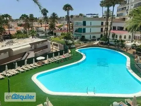 Piscine - Studio with Sea View in Maspalomas