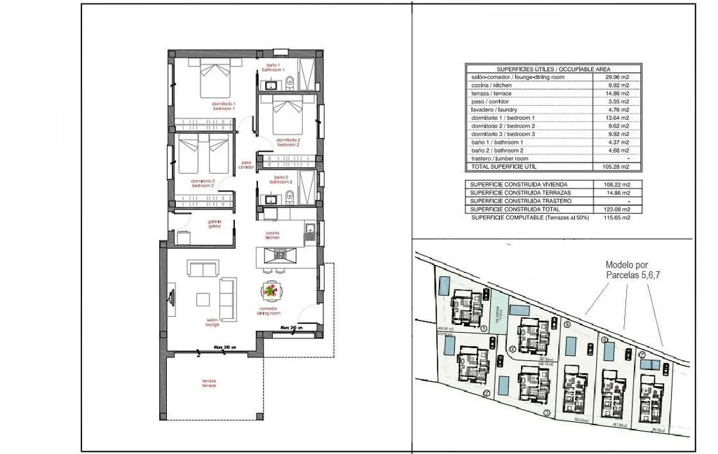 Plan - Contemporary Villa with Pool in Rojales