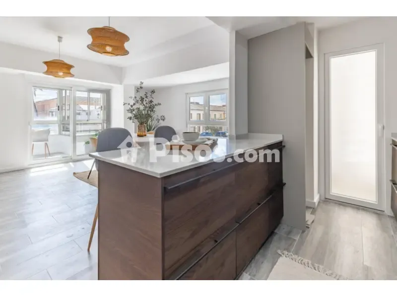 Cuisine - Renovated Apartment with Balcony in Benifaió