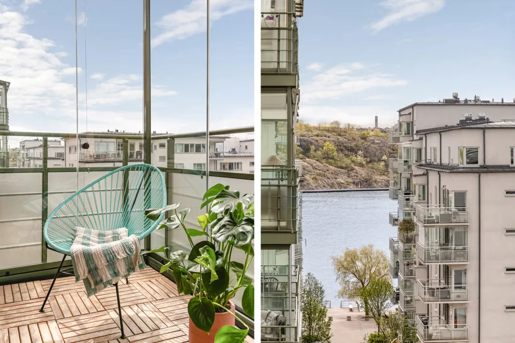 Balcone - Apartment with Sea View and Balcony in High Location