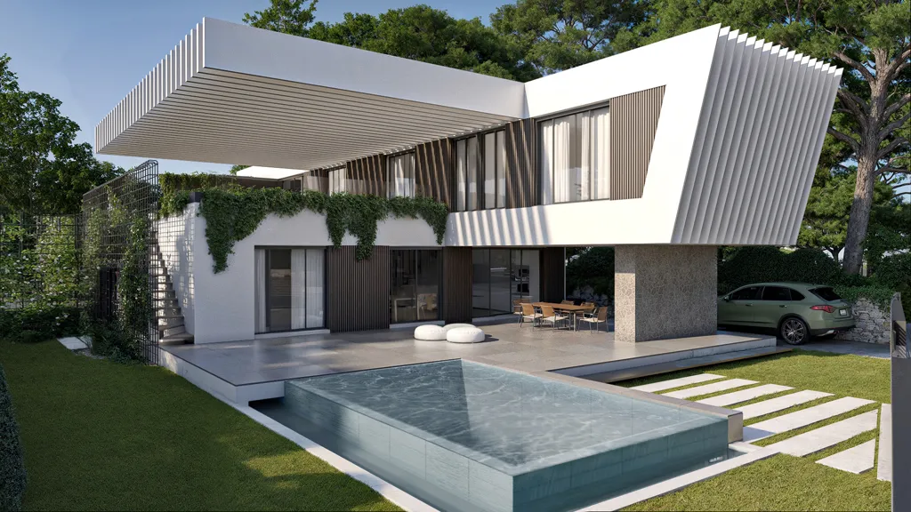 Piscine - Villa with Private Pool in Estepona