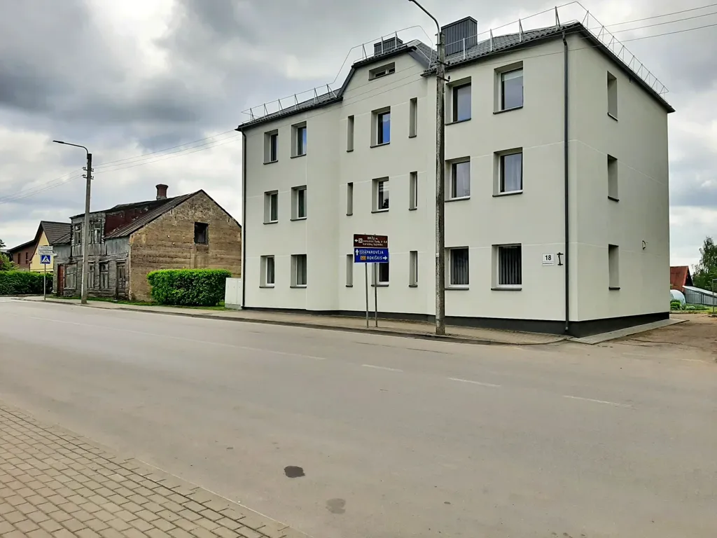 Extérieur - Two-Bedroom Apartment with Balcony in Biržai