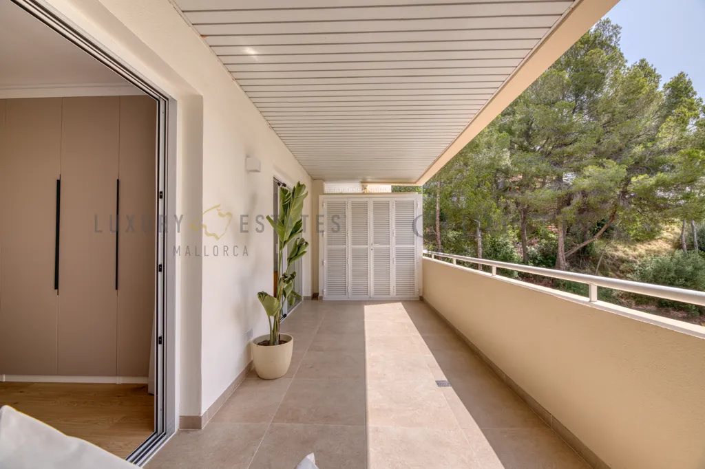 Balcon - Refurbished Penthouse with Rooftop Pool in Bendinat