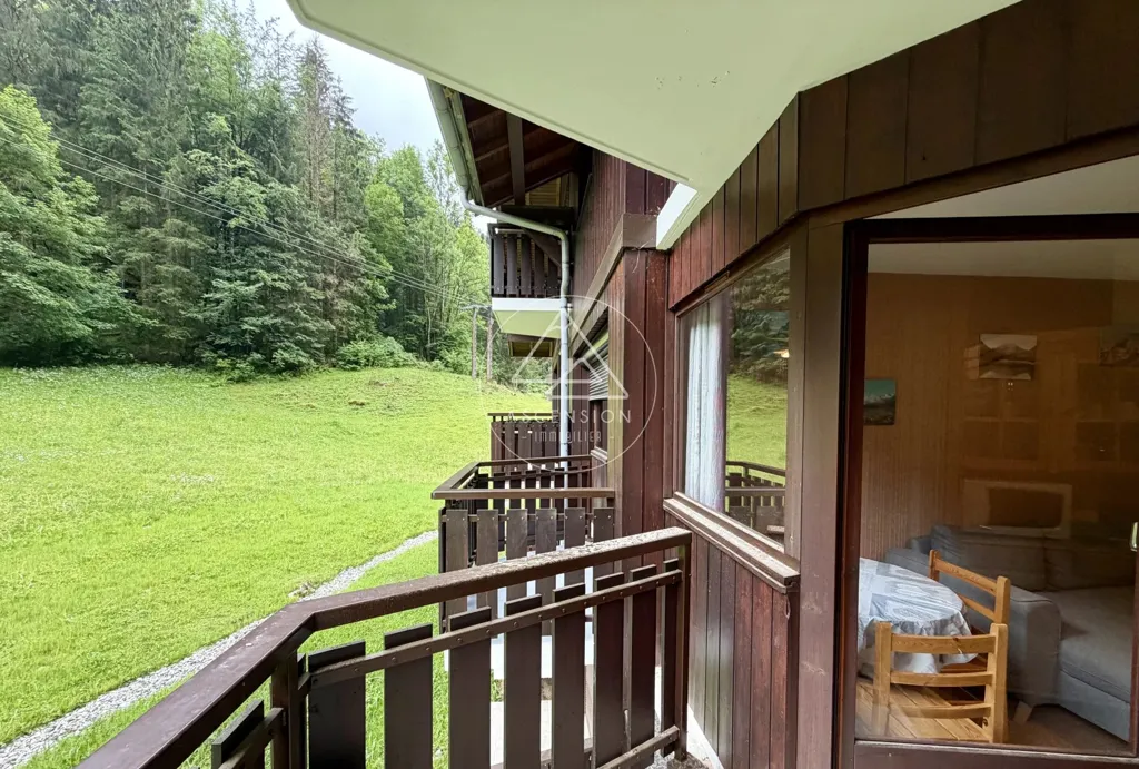 Balcon - Studio avec Coin Montagne et Balcon à Morzine