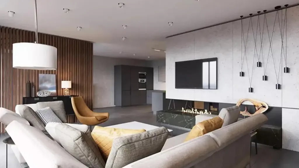 Séjour - Modern Apartment with Terrace in Empoli