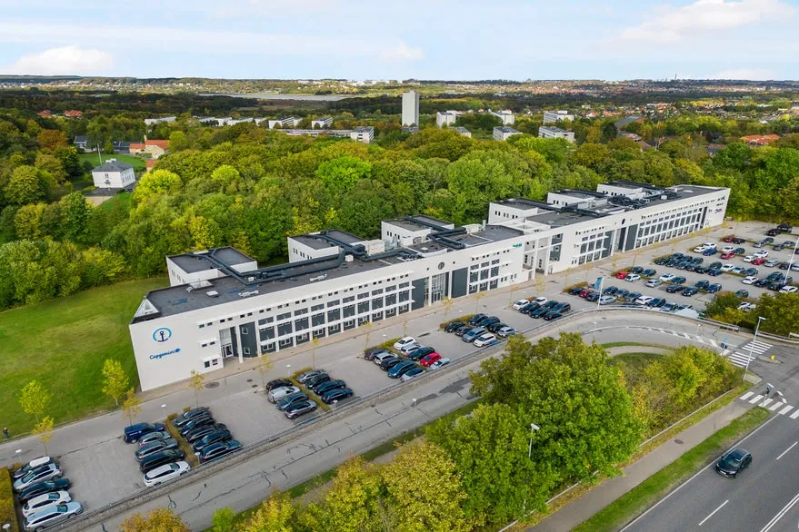 Aerial - DGNB Certified Office Building in Viby