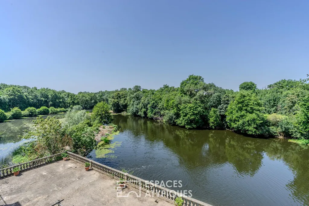Giardino - Historic Millhouse with River View in Le Pallet