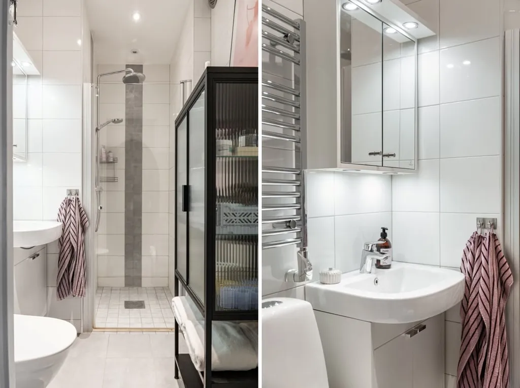 Salles de bain - 1920s Flat with Original Features in Malmö