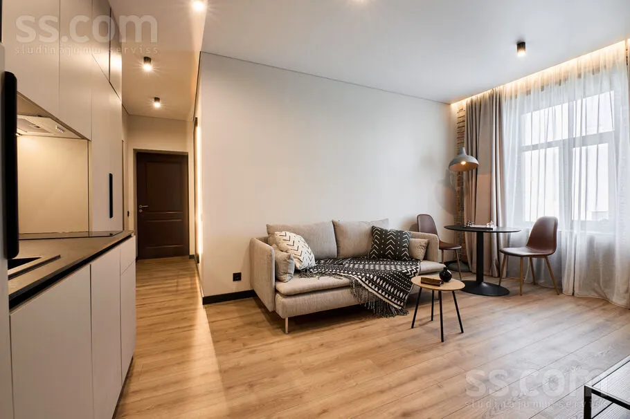 Séjour - Two-Bedroom Flat in Jugendstil Building, Riga Centre