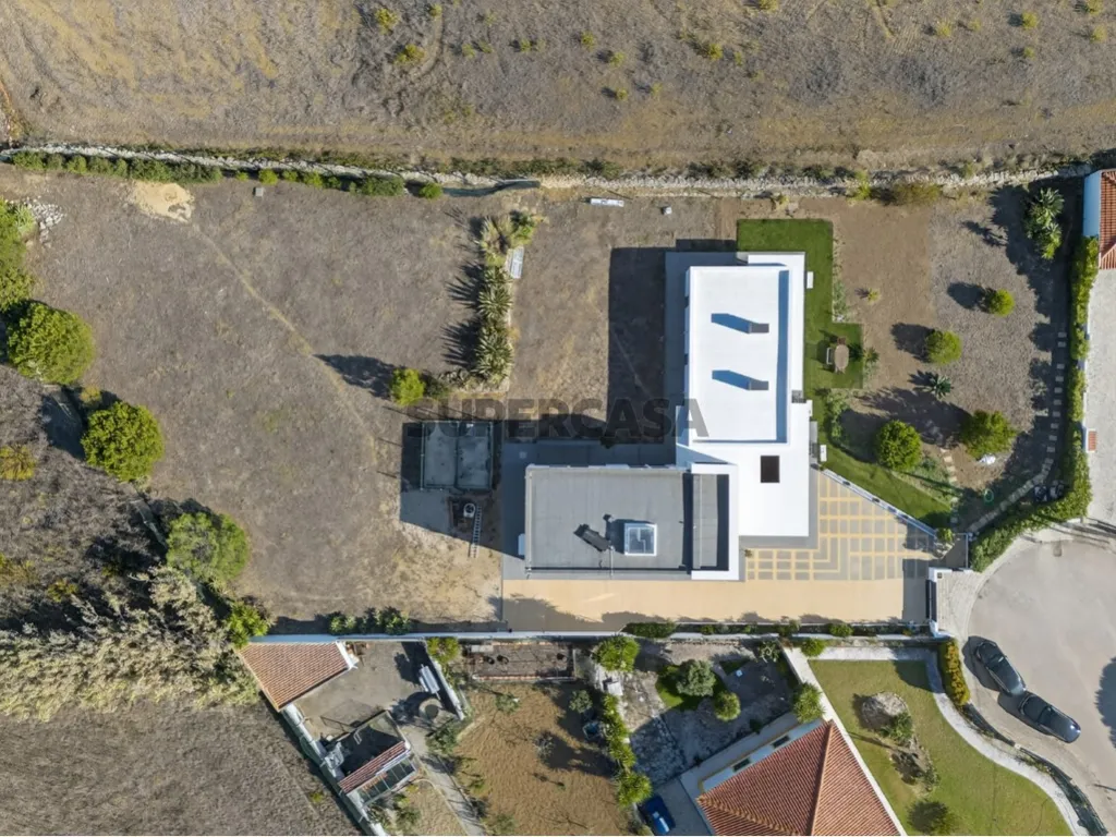 Luftaufnahme - Modern Villa with Industrial Design in Assafora