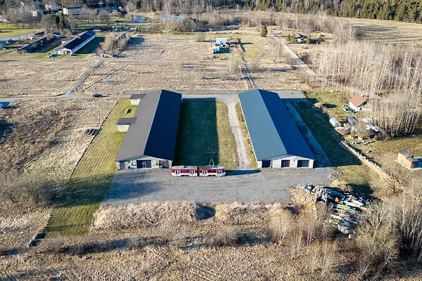 Vue aérienne - Local commercial à Rapla vald