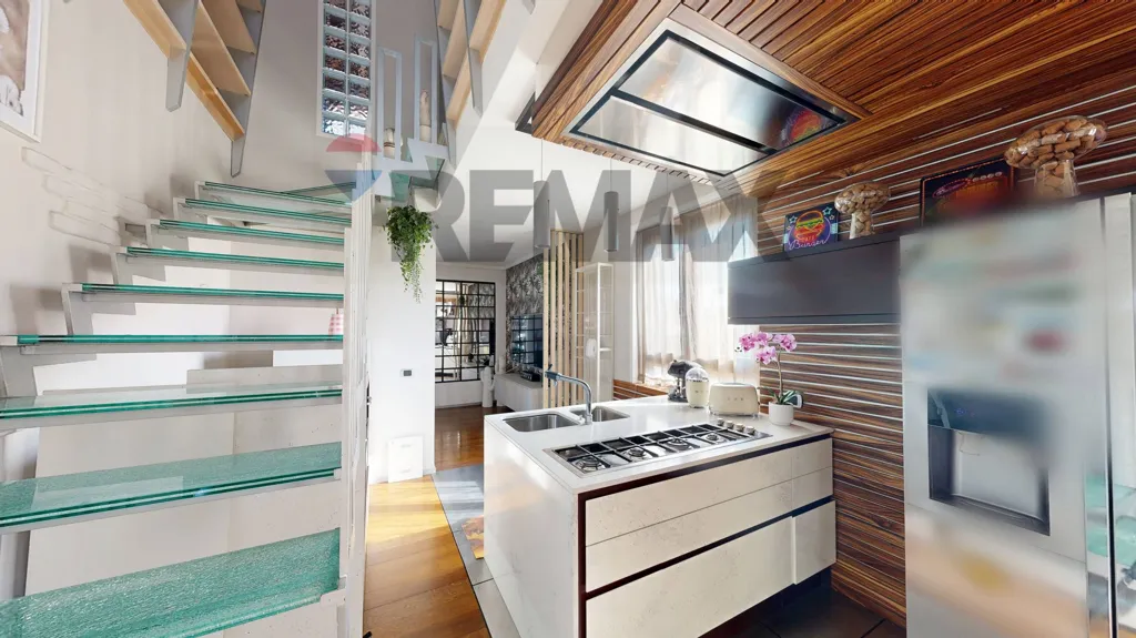 Cuisine - Charm Duplex with Veranda in Lentate Sul Seveso