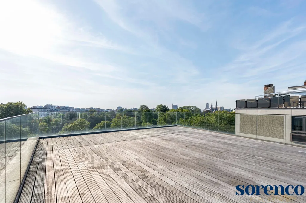 Terrasse - Penthouse avec Terrasse Panoramique à Anvers
