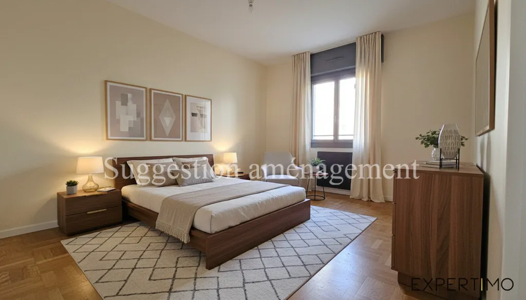 Chambres - Appartement RDC avec Balcon Sud au Cœur de Marcoussis