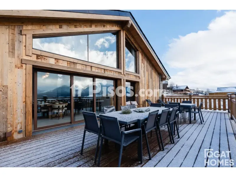 Terrasse - Newly Built Chalet with Spa in Font-Romeu-Odeillo-Via