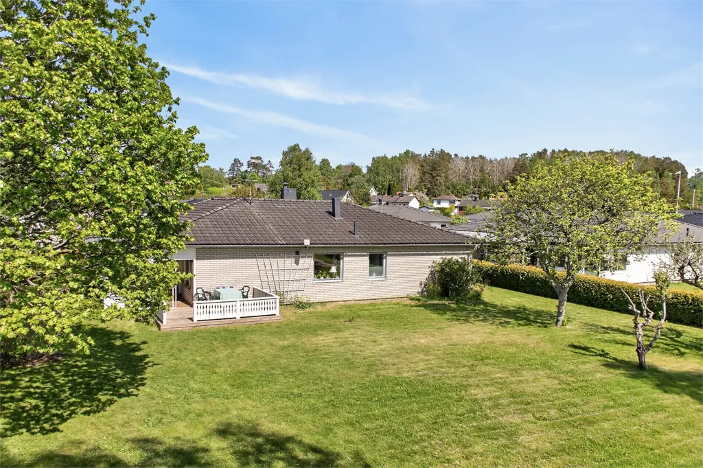 Vue aérienne - Enplan Villa with Garden in Jönåker