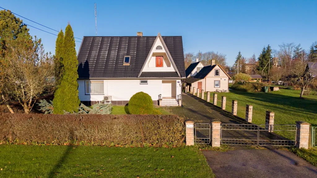 Aerial - Renovated House with Sauna in Mustvee