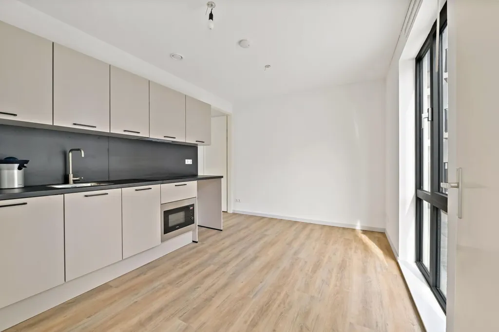 Köök - Studio Flat with Sea View in Scheveningen