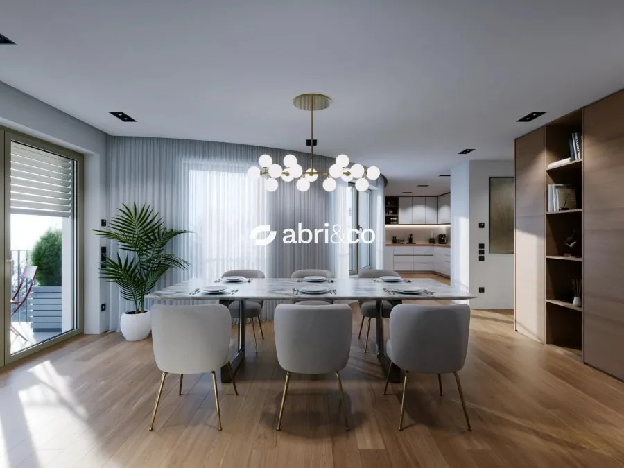 Salle à manger - Studio neuf avec ascenseur à Luxembourg-Hollerich