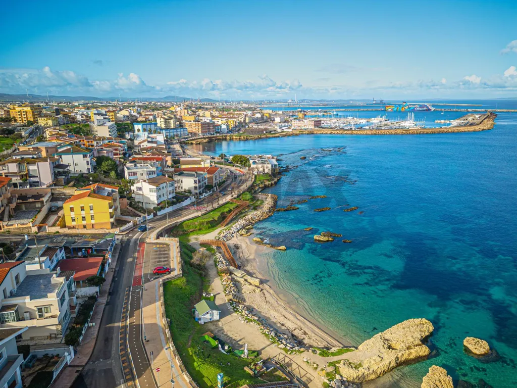 Õhuvaade - Panoramic Restaurant with Sea View in Porto Torres