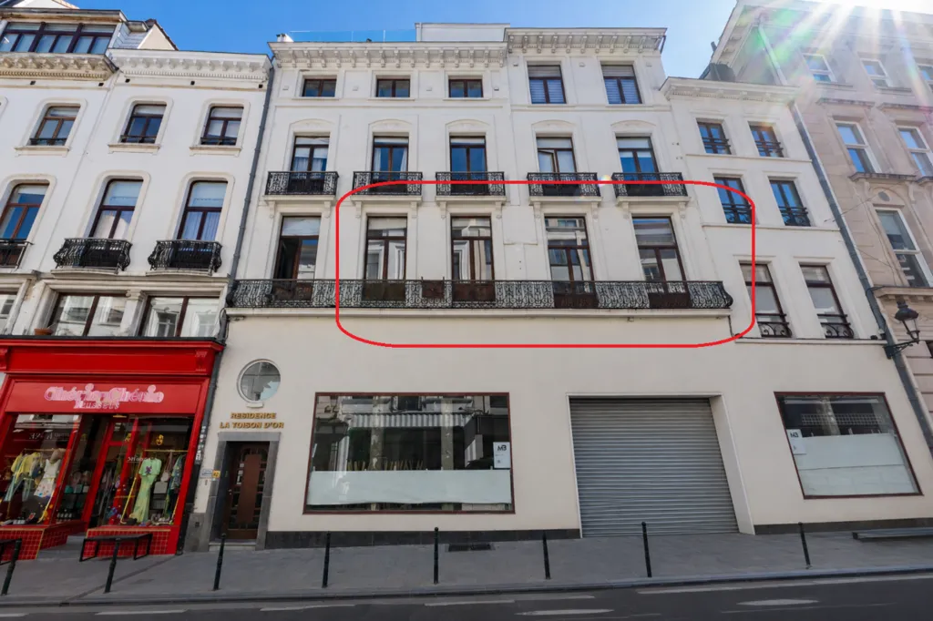 Extérieur - Appartement avec Balcon Sud-Ouest à Bruxelles