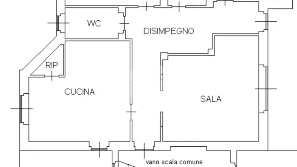 Plan - Rustic Villa with Private Garden in San Benigno Canavese