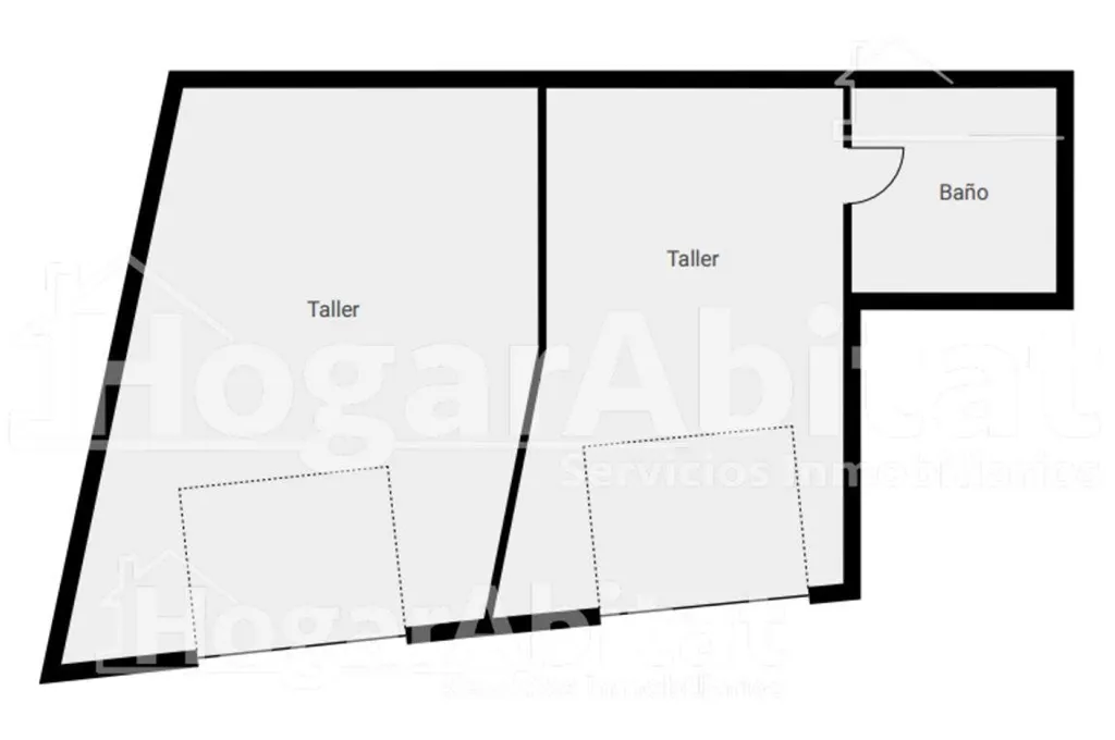 Planimetria - Urban Plot with Workshop in San Gabriel