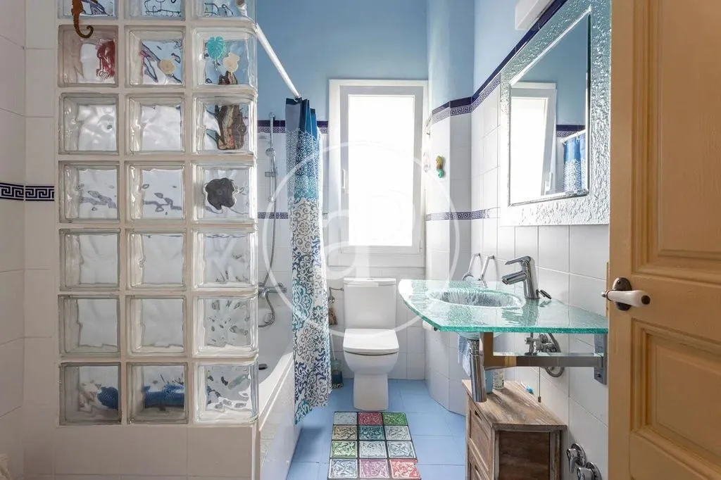 Bathrooms - Period Villa with Garden in Begues