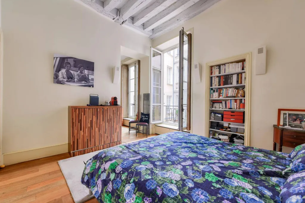 Camere da letto - Duplex Apartment with Courtyard View in Paris 4th