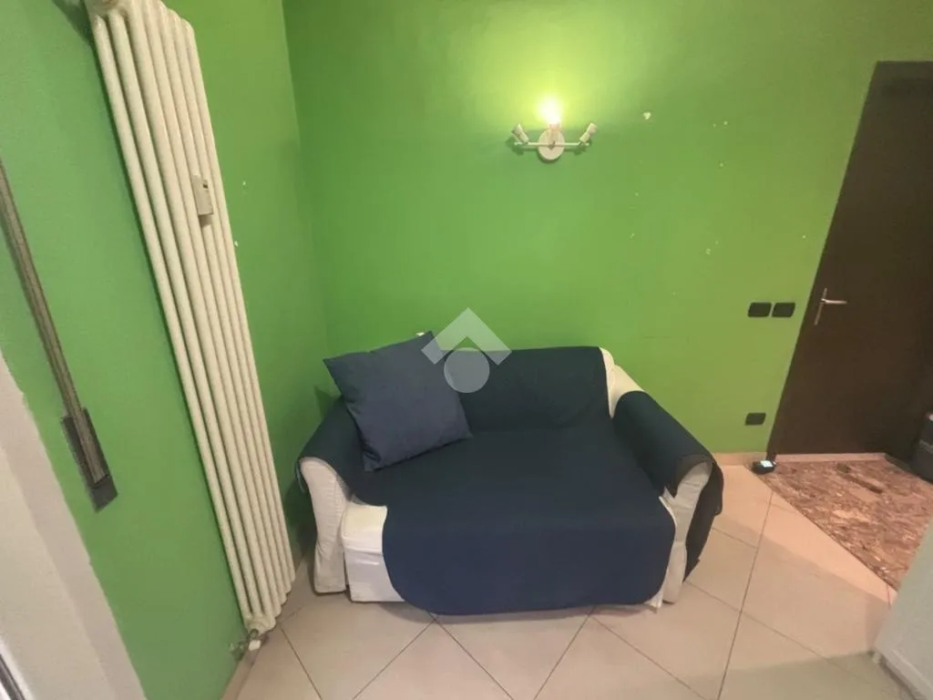 Living Room - 2-Bedroom Apartment with Balcony in Pavia