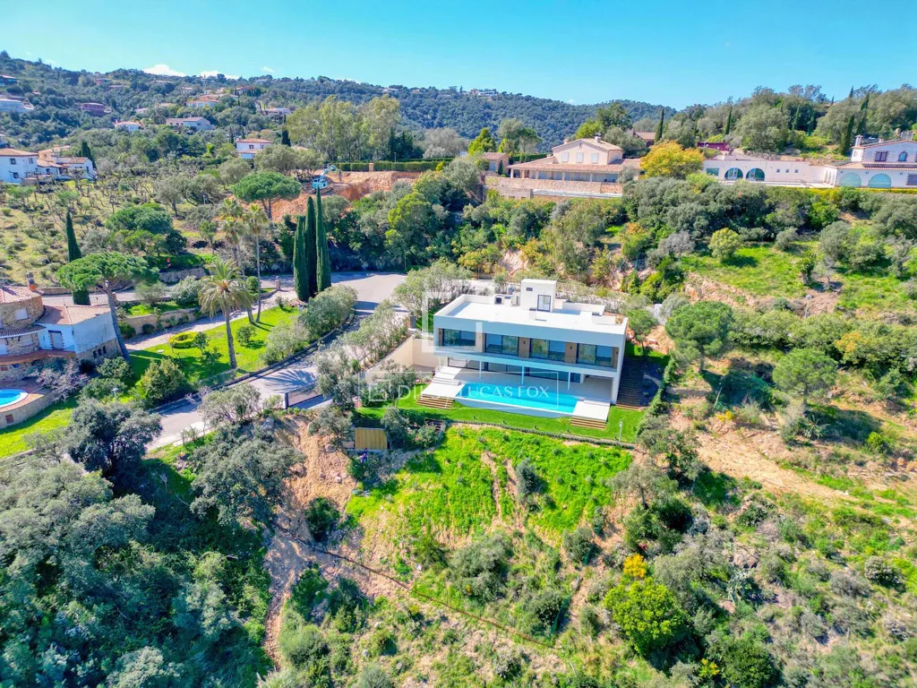 Vue aérienne - Newly Built Villa with Sea Views in Platja d'Aro